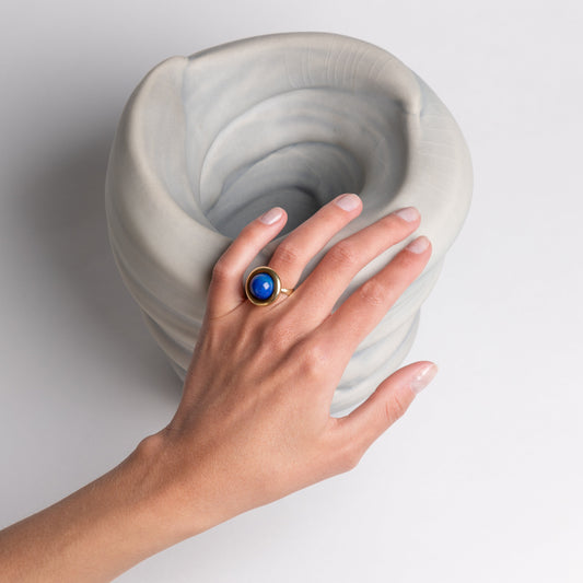 Lapis lazuli ring